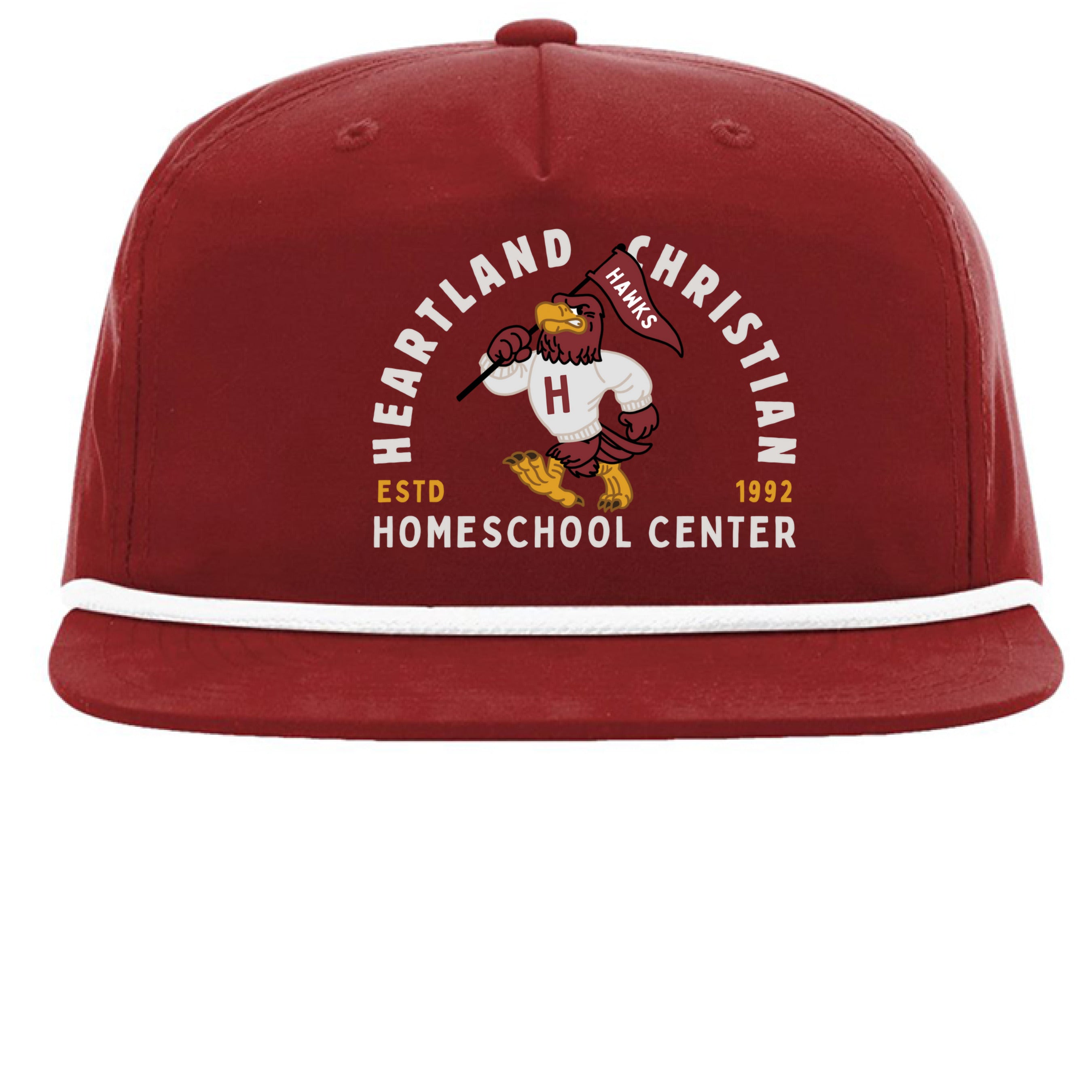 Cardinal/ White - FRONT